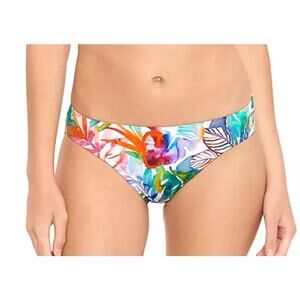 Lauren Ralph Lauren Print Hipster Floral Watercolor Swim Bottoms 16 NWT